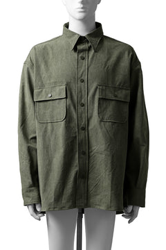 画像をギャラリービューアに読み込む, READYMADE OVERSIZE SHIRT (KHAKI GREEN #B)