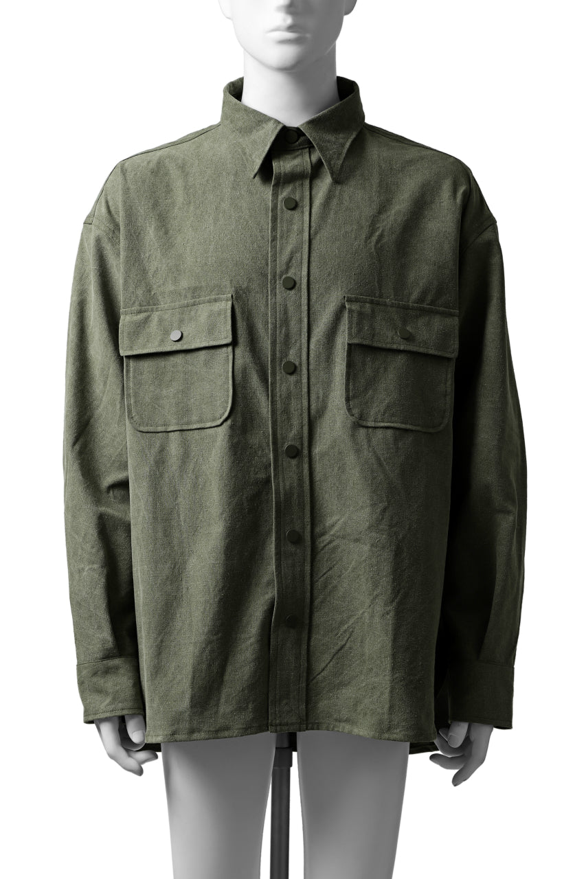 画像をギャラリービューアに読み込む, READYMADE OVERSIZE SHIRT (KHAKI GREEN #B)