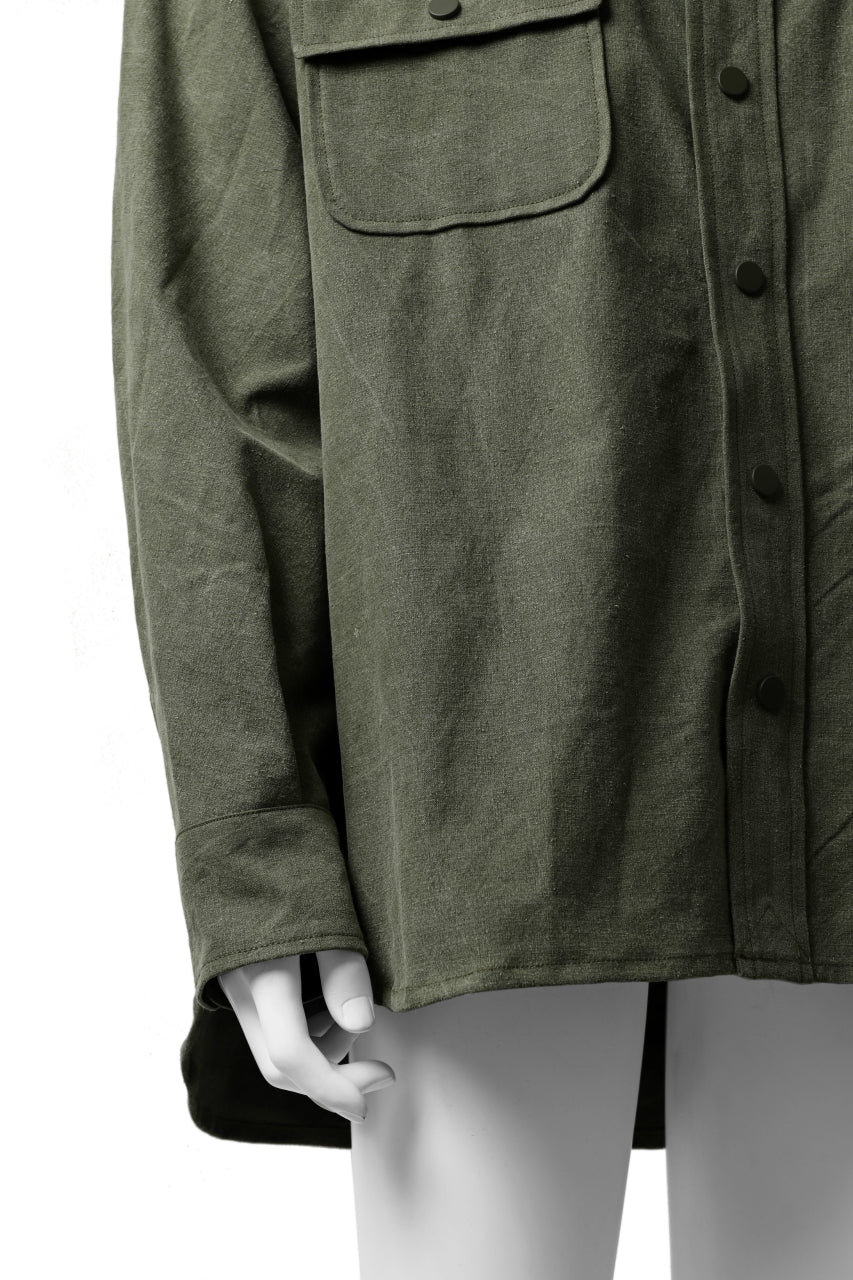 画像をギャラリービューアに読み込む, READYMADE OVERSIZE SHIRT (KHAKI GREEN #B)