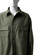 画像をギャラリービューアに読み込む, READYMADE OVERSIZE SHIRT (KHAKI GREEN #B)