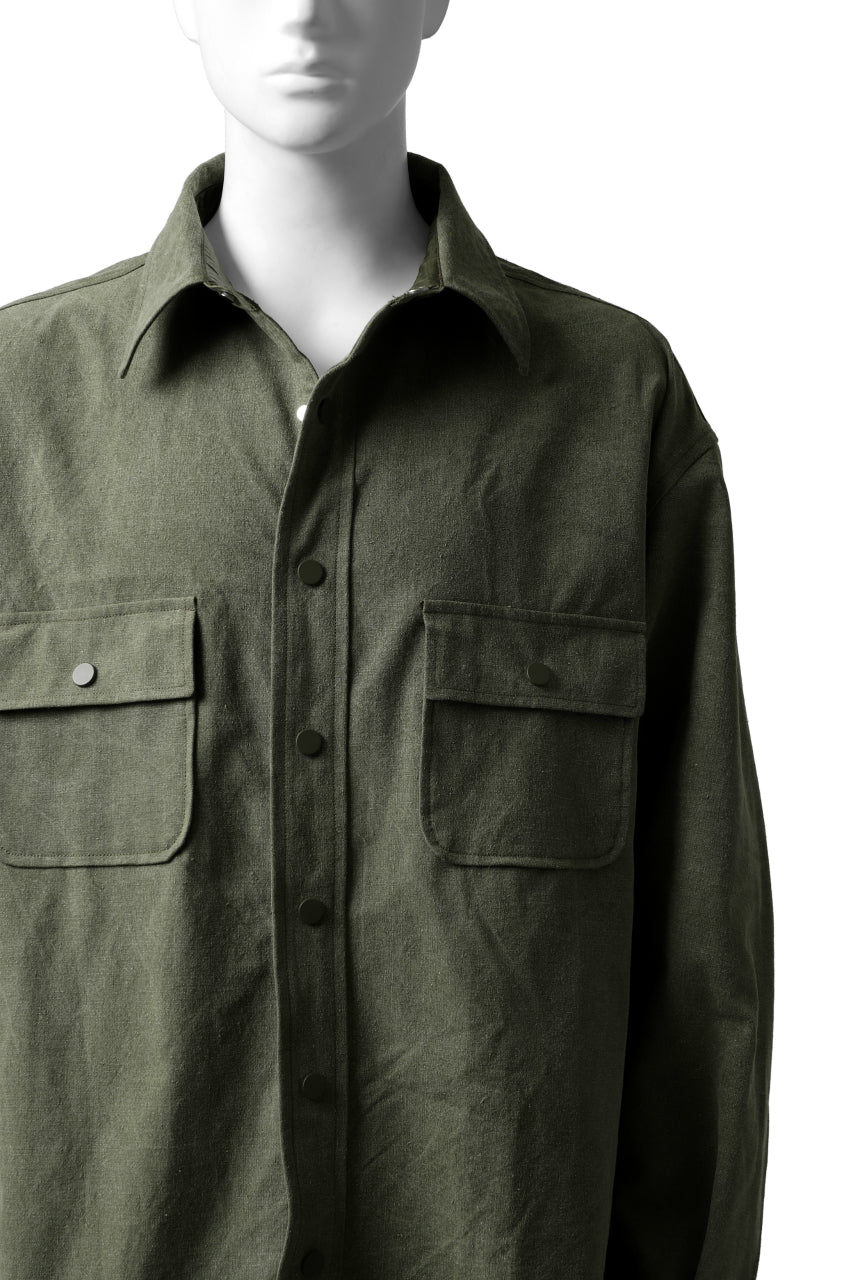 画像をギャラリービューアに読み込む, READYMADE OVERSIZE SHIRT (KHAKI GREEN #B)