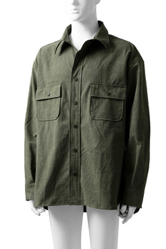 画像をギャラリービューアに読み込む, READYMADE OVERSIZE SHIRT (KHAKI GREEN #B)