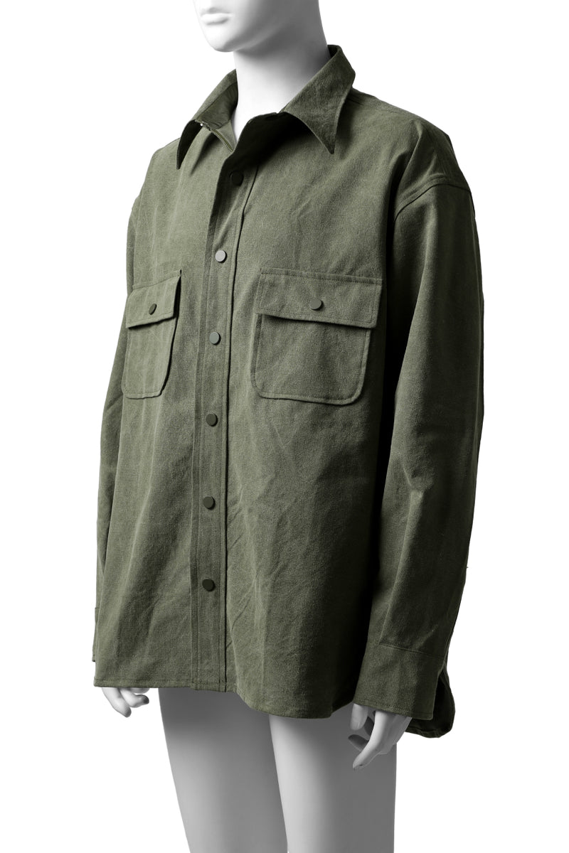 READYMADE OVERSIZE SHIRT (KHAKI GREEN #B) - レディメイドの