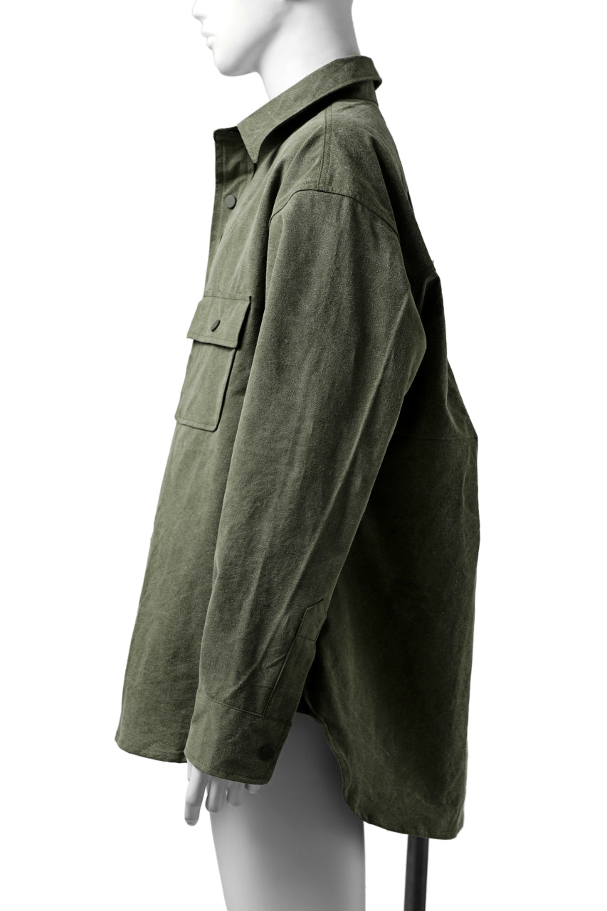 画像をギャラリービューアに読み込む, READYMADE OVERSIZE SHIRT (KHAKI GREEN #B)