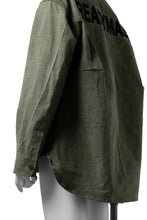 画像をギャラリービューアに読み込む, READYMADE OVERSIZE SHIRT (KHAKI GREEN #B)