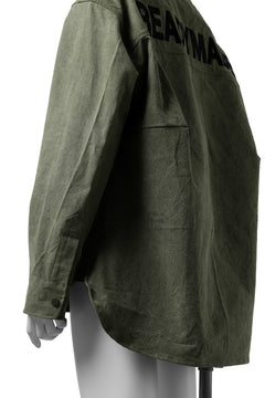画像をギャラリービューアに読み込む, READYMADE OVERSIZE SHIRT (KHAKI GREEN #B)