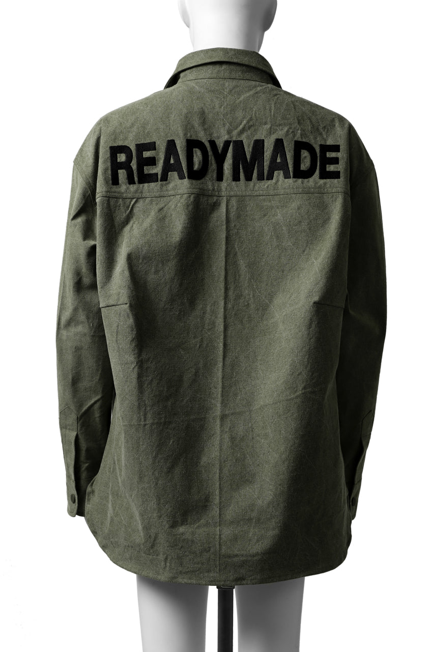 画像をギャラリービューアに読み込む, READYMADE OVERSIZE SHIRT (KHAKI GREEN #B)
