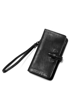 Load image into Gallery viewer, ISAMU KATAYAMA BACKLASH SMART PHONE CASE / PURSE LARGE / ITALY DOUBLE SHOULDER (BLACK)
