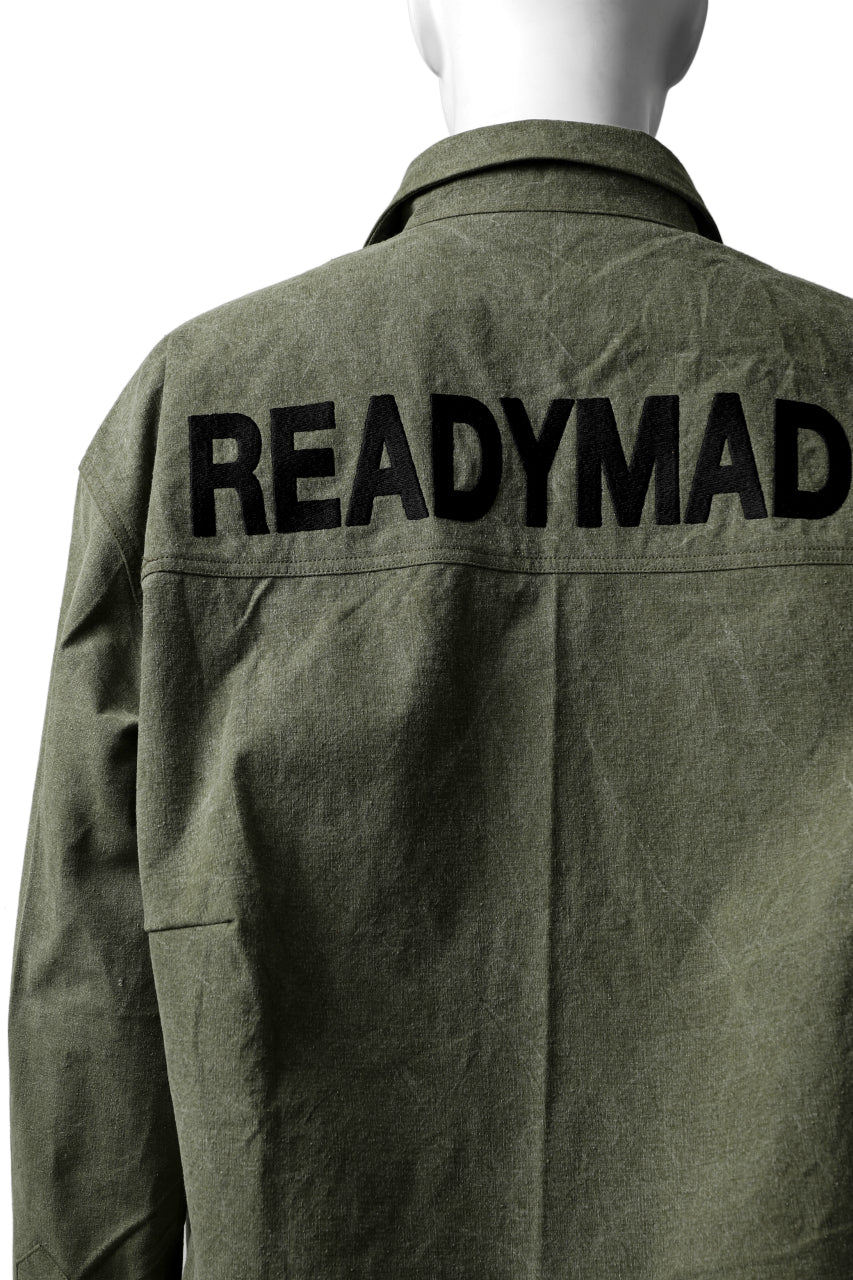 画像をギャラリービューアに読み込む, READYMADE OVERSIZE SHIRT (KHAKI GREEN #B)