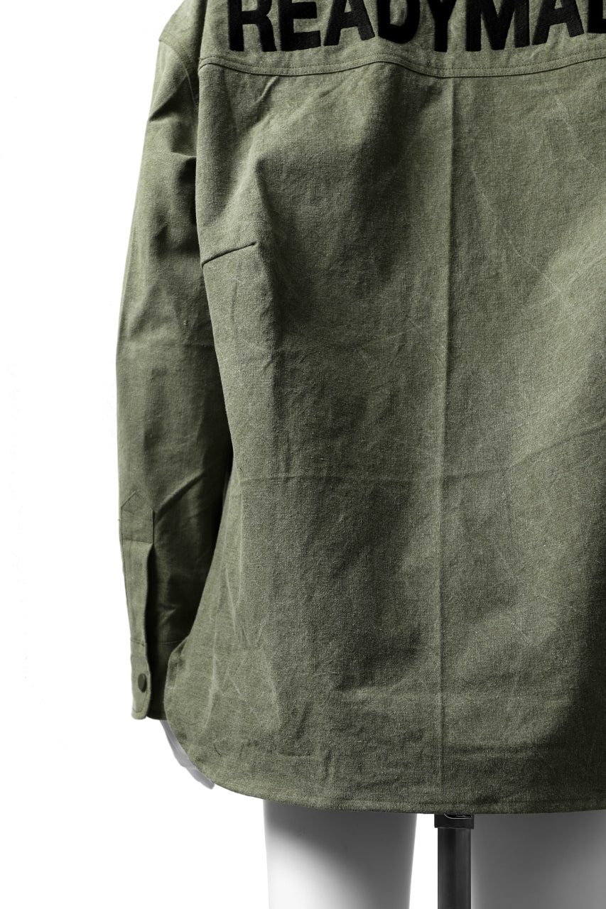 画像をギャラリービューアに読み込む, READYMADE OVERSIZE SHIRT (KHAKI GREEN #B)