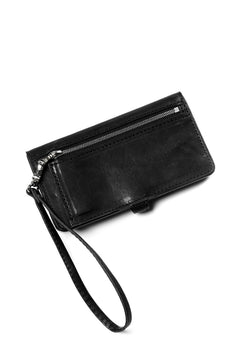Load image into Gallery viewer, ISAMU KATAYAMA BACKLASH SMART PHONE CASE / PURSE LARGE / ITALY DOUBLE SHOULDER (BLACK)