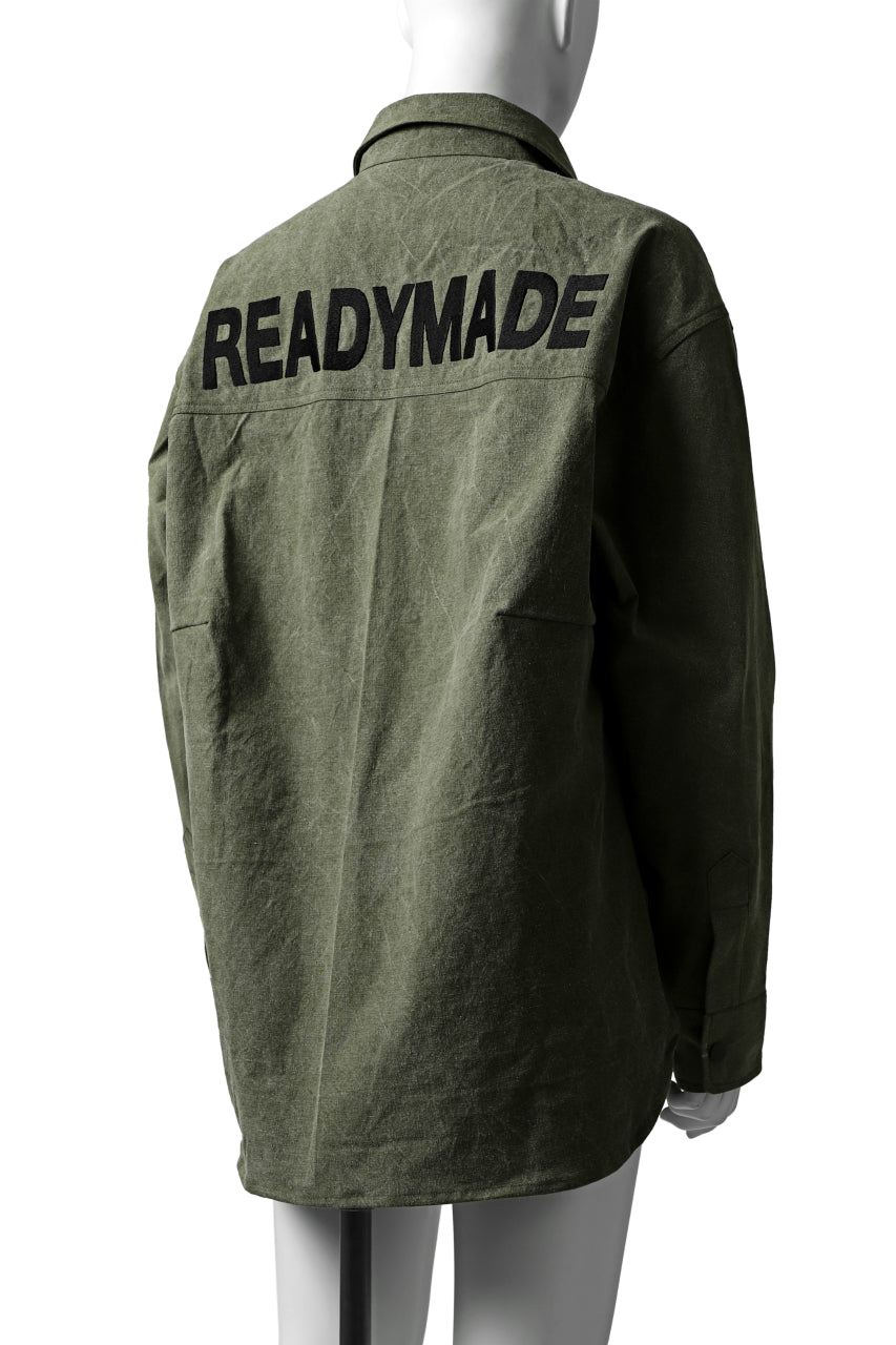 画像をギャラリービューアに読み込む, READYMADE OVERSIZE SHIRT (KHAKI GREEN #B)