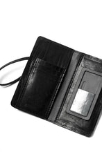 Load image into Gallery viewer, ISAMU KATAYAMA BACKLASH SMART PHONE CASE / PURSE LARGE / ITALY DOUBLE SHOULDER (BLACK)
