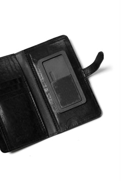 Load image into Gallery viewer, ISAMU KATAYAMA BACKLASH SMART PHONE CASE / PURSE LARGE / ITALY DOUBLE SHOULDER (BLACK)
