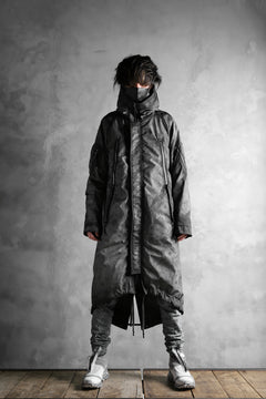 画像をギャラリービューアに読み込む, 11 BY BORIS BIDJAN SABERI PADDED MODS COAT &quot;J20-F-1317&quot; (DIRTY GREY)