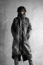 画像をギャラリービューアに読み込む, 11 BY BORIS BIDJAN SABERI PADDED MODS COAT "J20-F-1317" (DIRTY GREY)