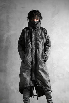 画像をギャラリービューアに読み込む, 11 BY BORIS BIDJAN SABERI PADDED MODS COAT "J20-F-1317" (DIRTY GREY)