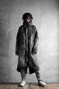 画像をギャラリービューアに読み込む, 11 BY BORIS BIDJAN SABERI PADDED MODS COAT &quot;J20-F-1317&quot; (DIRTY GREY)