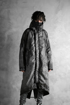 画像をギャラリービューアに読み込む, 11 BY BORIS BIDJAN SABERI PADDED MODS COAT "J20-F-1317" (DIRTY GREY)