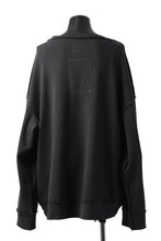 画像をギャラリービューアに読み込む, SOSNOVSKA exclusive SLASH COMBINATION SWEATER TOP (BLACK)