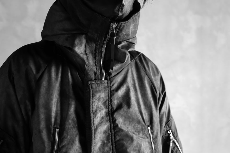 画像をギャラリービューアに読み込む, 11 BY BORIS BIDJAN SABERI PADDED MODS COAT "J20-F-1317" (DIRTY GREY)