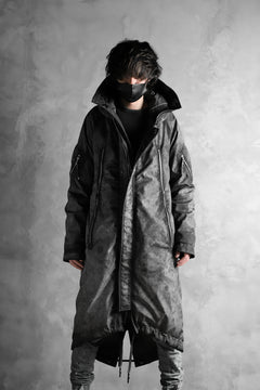 画像をギャラリービューアに読み込む, 11 BY BORIS BIDJAN SABERI PADDED MODS COAT "J20-F-1317" (DIRTY GREY)