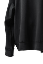 画像をギャラリービューアに読み込む, SOSNOVSKA exclusive SLASH COMBINATION SWEATER TOP (BLACK)