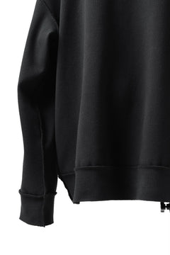 画像をギャラリービューアに読み込む, SOSNOVSKA exclusive SLASH COMBINATION SWEATER TOP (BLACK)