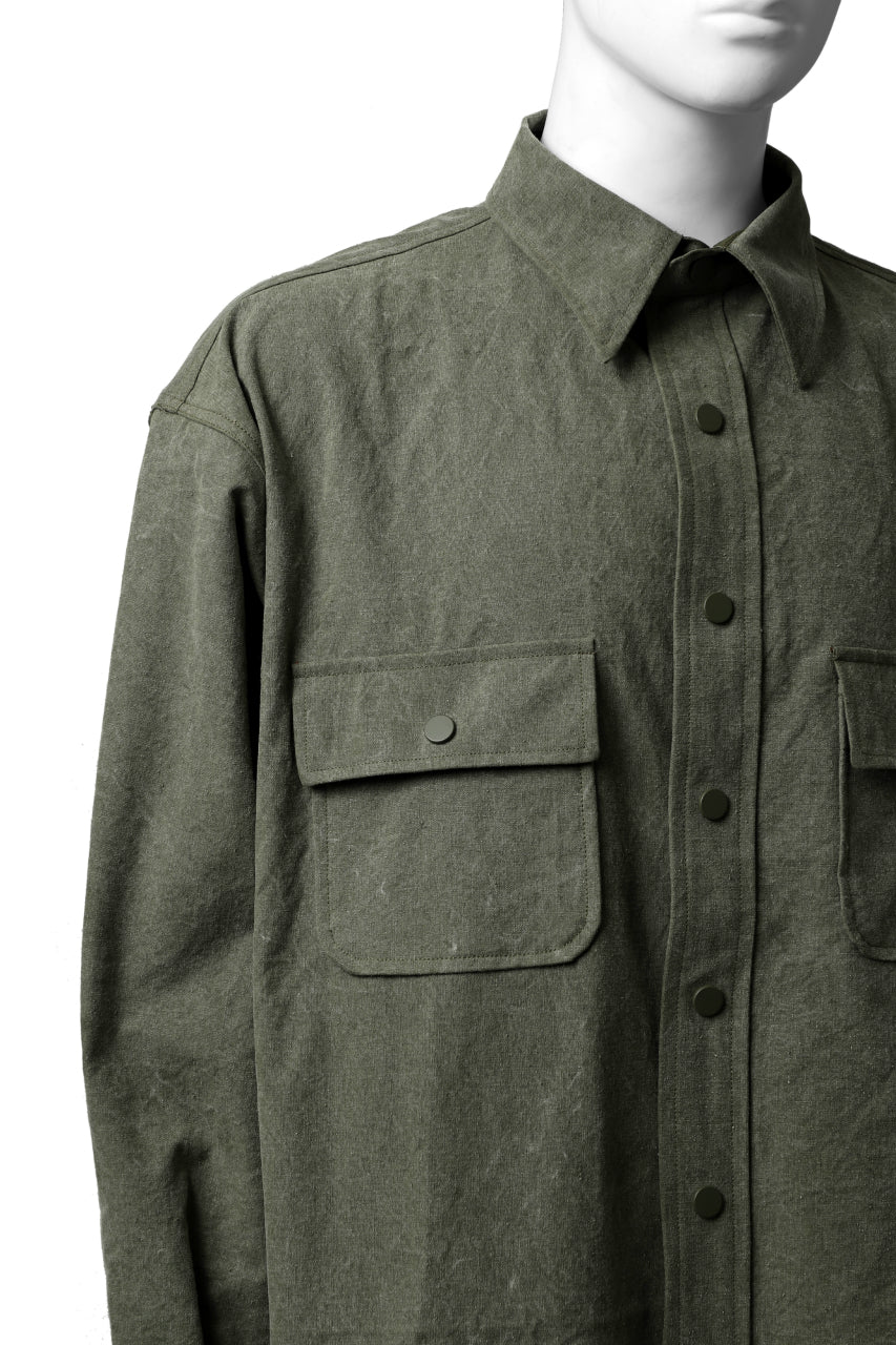 画像をギャラリービューアに読み込む, READYMADE OVERSIZE SHIRT (KHAKI GREEN #A)