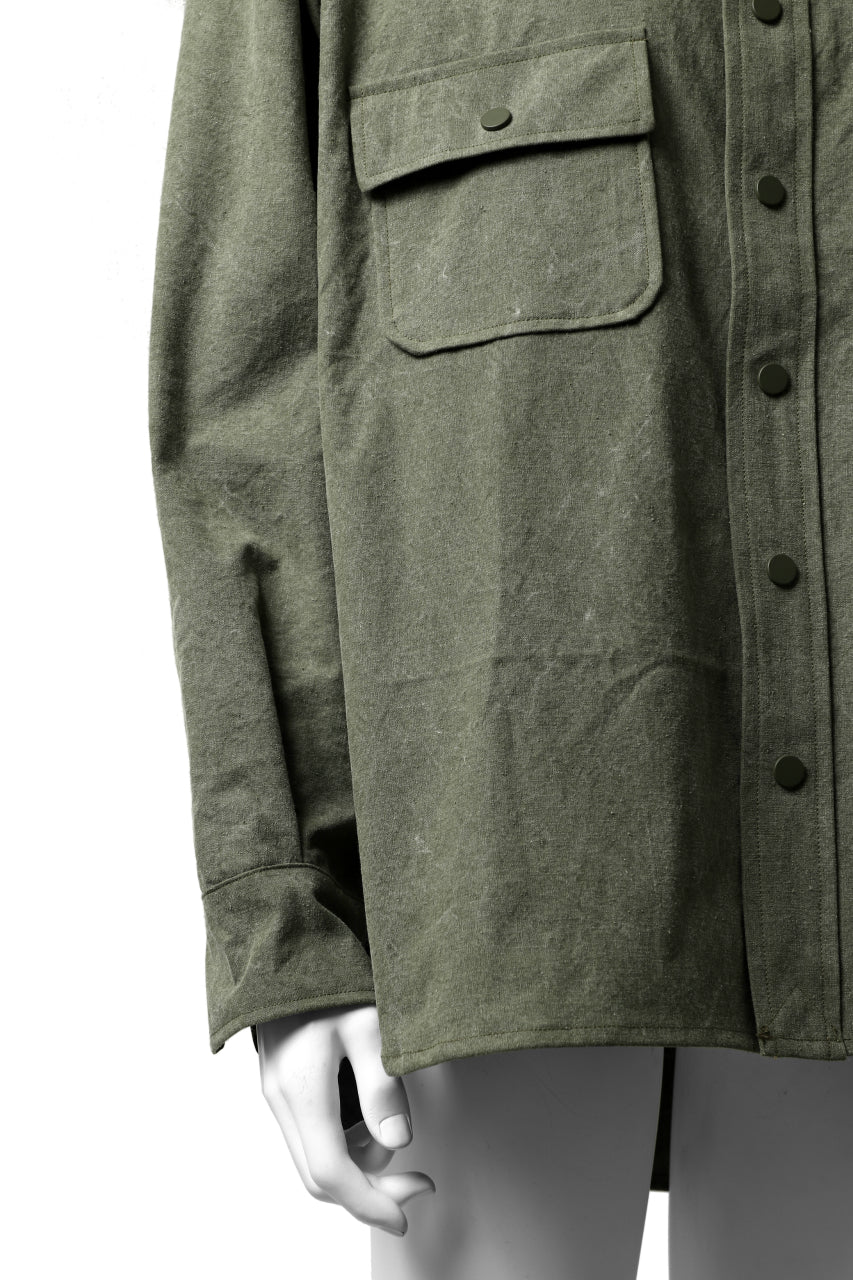 画像をギャラリービューアに読み込む, READYMADE OVERSIZE SHIRT (KHAKI GREEN #A)