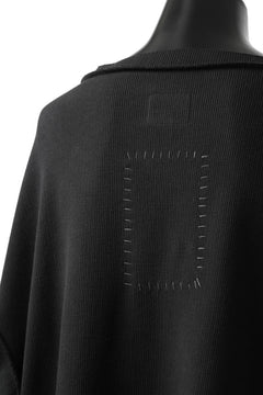 画像をギャラリービューアに読み込む, SOSNOVSKA exclusive SLASH COMBINATION SWEATER TOP (BLACK)