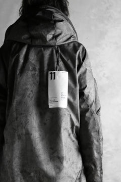 画像をギャラリービューアに読み込む, 11 BY BORIS BIDJAN SABERI PADDED MODS COAT &quot;J20-F-1317&quot; (DIRTY GREY)