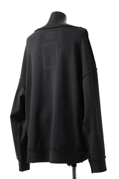 画像をギャラリービューアに読み込む, SOSNOVSKA exclusive SLASH COMBINATION SWEATER TOP (BLACK)