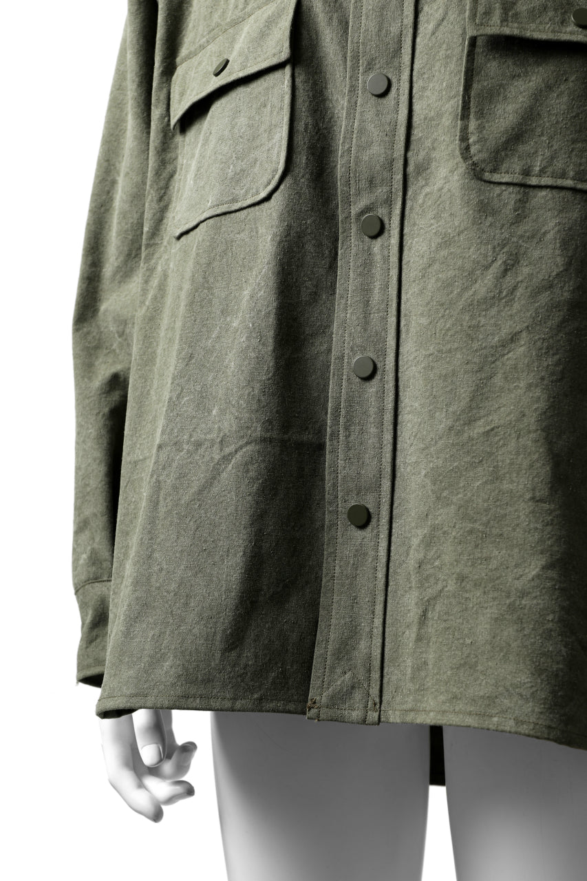 画像をギャラリービューアに読み込む, READYMADE OVERSIZE SHIRT (KHAKI GREEN #A)