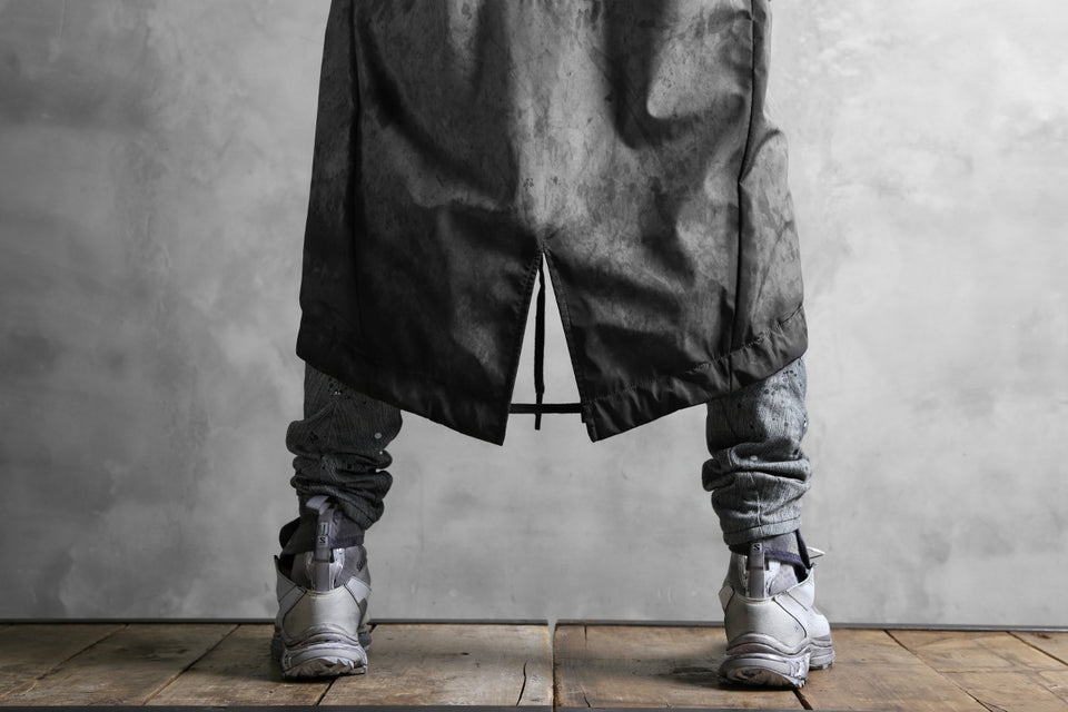 画像をギャラリービューアに読み込む, 11 BY BORIS BIDJAN SABERI PADDED MODS COAT "J20-F-1317" (DIRTY GREY)