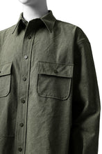 画像をギャラリービューアに読み込む, READYMADE OVERSIZE SHIRT (KHAKI GREEN #A)