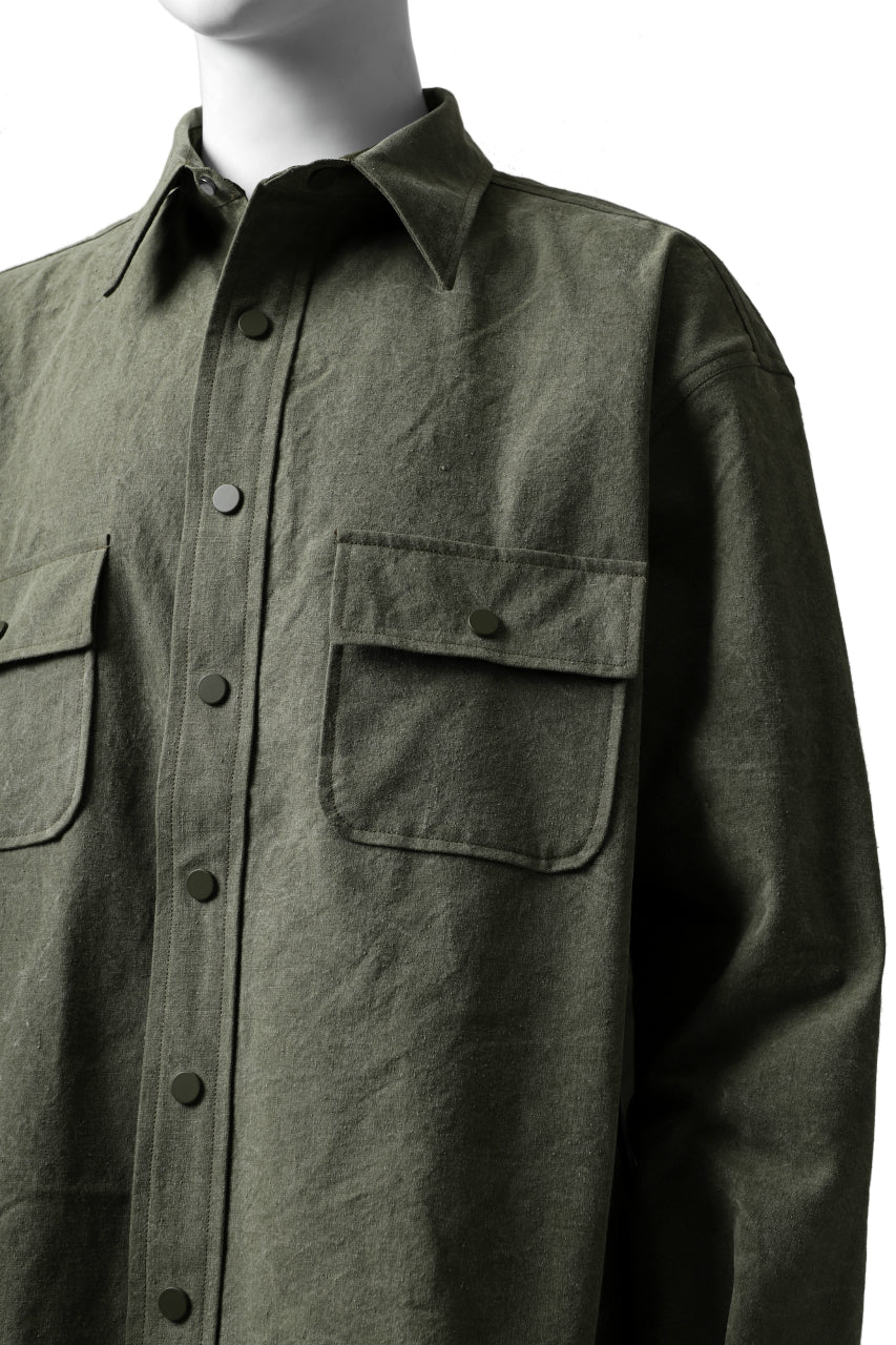 画像をギャラリービューアに読み込む, READYMADE OVERSIZE SHIRT (KHAKI GREEN #A)