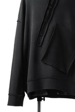 画像をギャラリービューアに読み込む, SOSNOVSKA exclusive SLASH COMBINATION SWEATER TOP (BLACK)