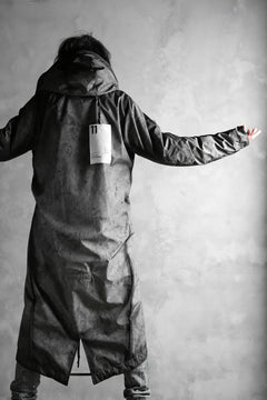 画像をギャラリービューアに読み込む, 11 BY BORIS BIDJAN SABERI PADDED MODS COAT &quot;J20-F-1317&quot; (DIRTY GREY)