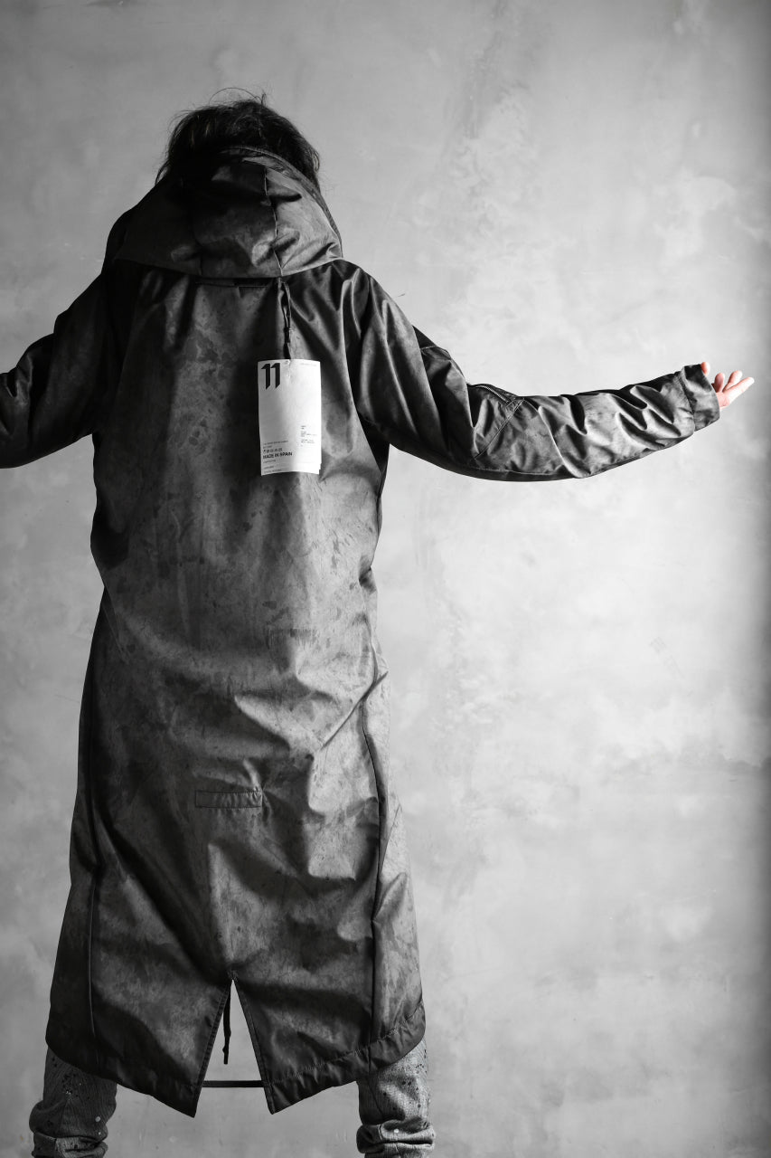 画像をギャラリービューアに読み込む, 11 BY BORIS BIDJAN SABERI PADDED MODS COAT "J20-F-1317" (DIRTY GREY)