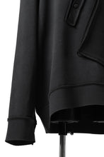 画像をギャラリービューアに読み込む, SOSNOVSKA exclusive SLASH COMBINATION SWEATER TOP (BLACK)