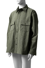 画像をギャラリービューアに読み込む, READYMADE OVERSIZE SHIRT (KHAKI GREEN #A)