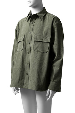 画像をギャラリービューアに読み込む, READYMADE OVERSIZE SHIRT (KHAKI GREEN #A)