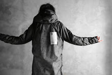 画像をギャラリービューアに読み込む, 11 BY BORIS BIDJAN SABERI PADDED MODS COAT "J20-F-1317" (DIRTY GREY)