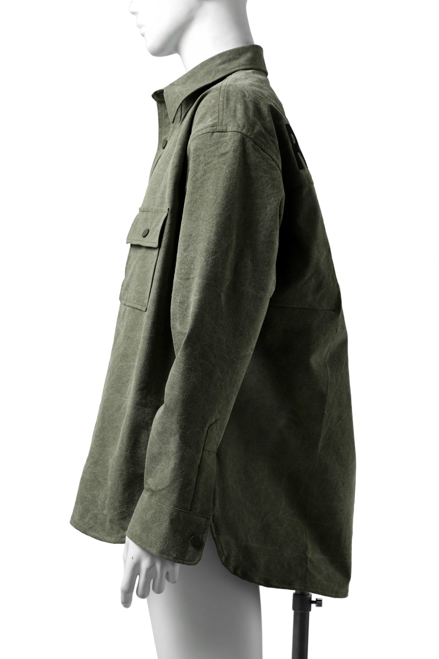画像をギャラリービューアに読み込む, READYMADE OVERSIZE SHIRT (KHAKI GREEN #A)