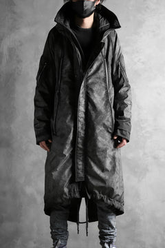 画像をギャラリービューアに読み込む, 11 BY BORIS BIDJAN SABERI PADDED MODS COAT &quot;J20-F-1317&quot; (DIRTY GREY)