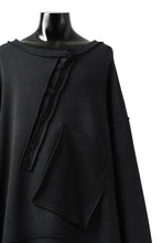 画像をギャラリービューアに読み込む, SOSNOVSKA exclusive SLASH COMBINATION SWEATER TOP (BLACK)