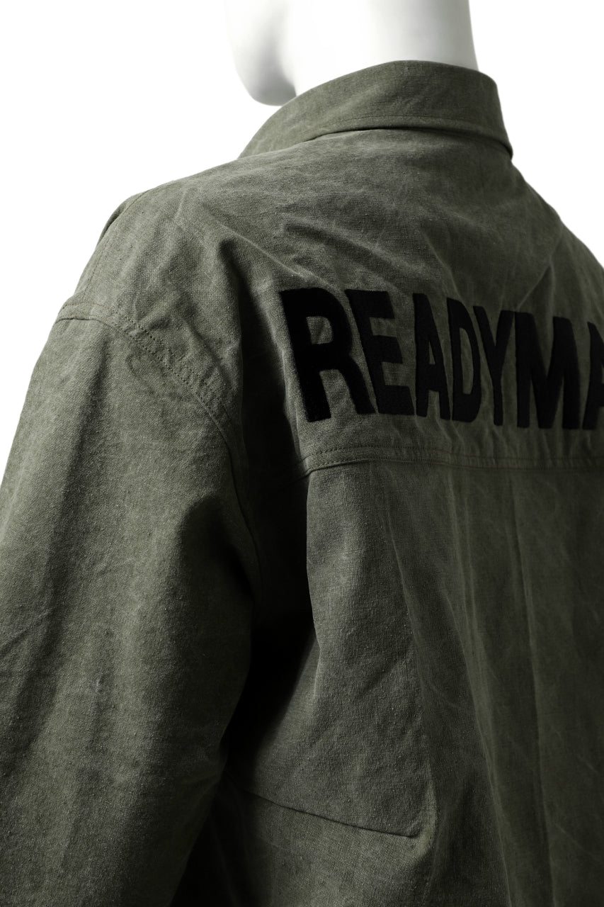 画像をギャラリービューアに読み込む, READYMADE OVERSIZE SHIRT (KHAKI GREEN #A)