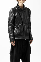画像をギャラリービューアに読み込む, ierib exclusive peat zipper jacket  / smooth horse leather (BLACK)