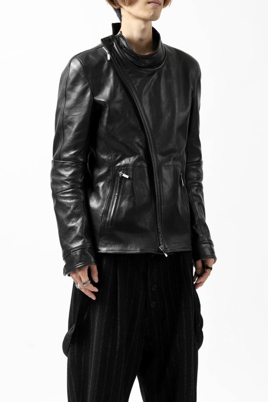 画像をギャラリービューアに読み込む, ierib exclusive peat zipper jacket  / smooth horse leather (BLACK)
